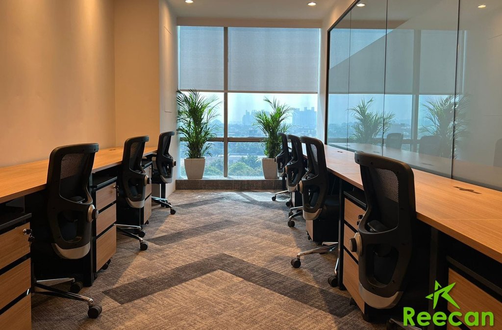 The best office interior designers solutions in India. Create a workspace light color office luxury that reflects your brand identity and values.