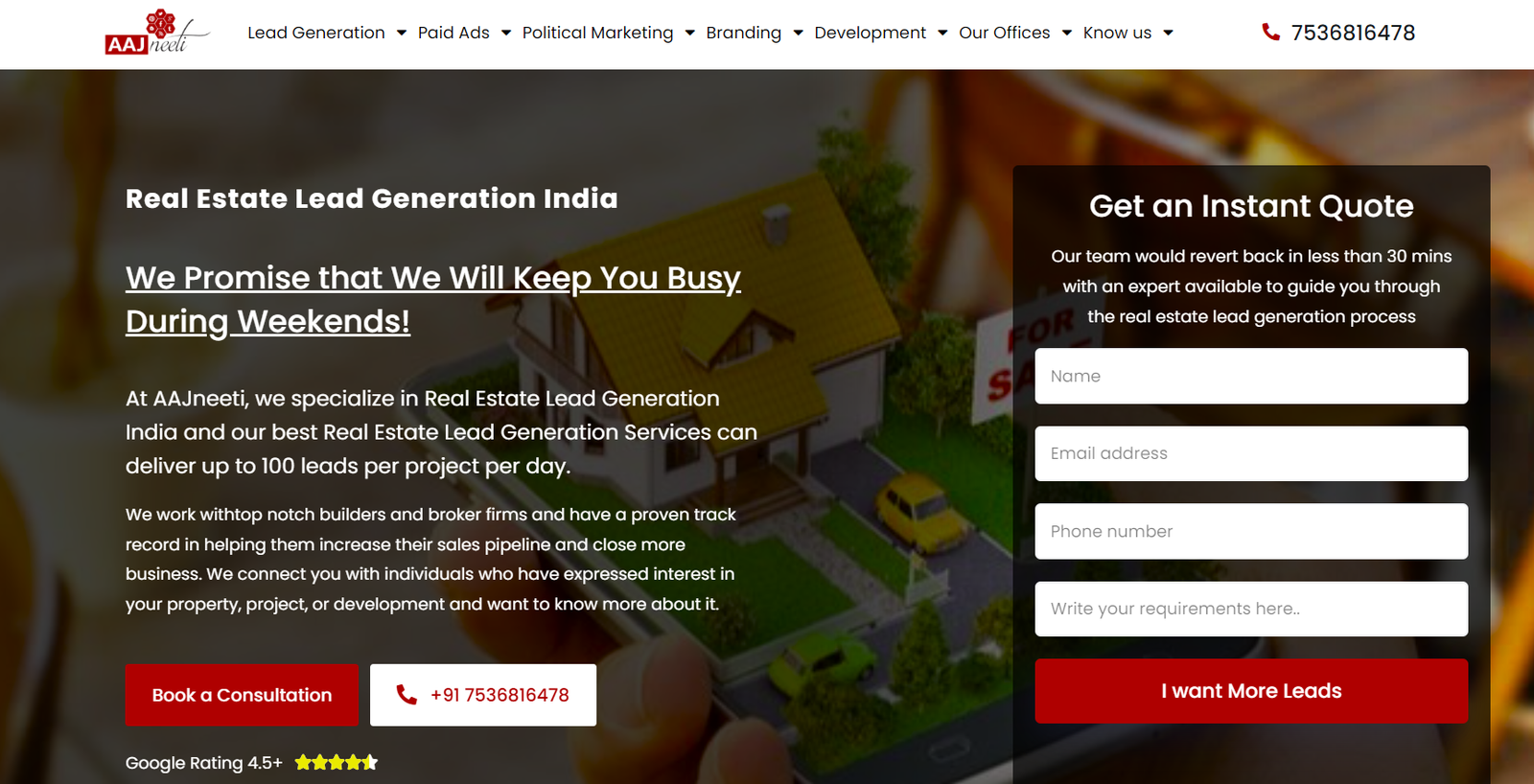 real estate lead generation