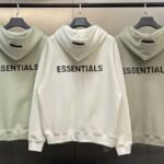 white essentials hoodie